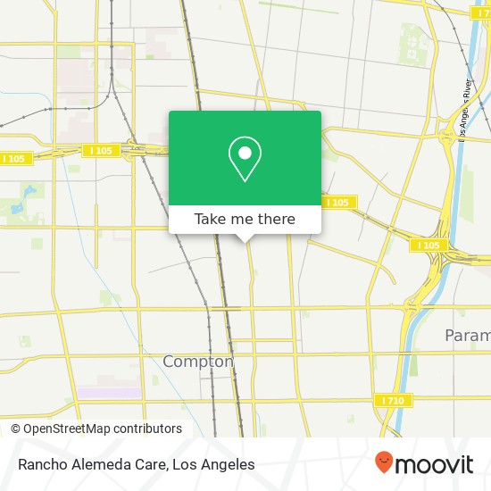 Rancho Alemeda Care map