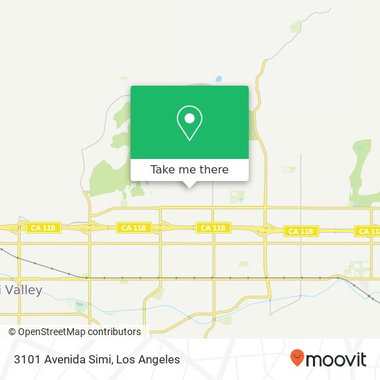 3101 Avenida Simi map