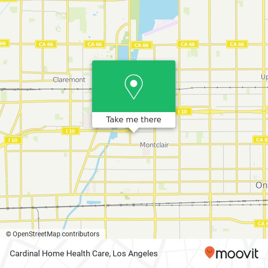 Cardinal Home Health Care map