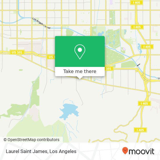 Laurel Saint James map