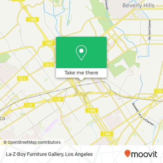 La-Z-Boy Furniture Gallery map