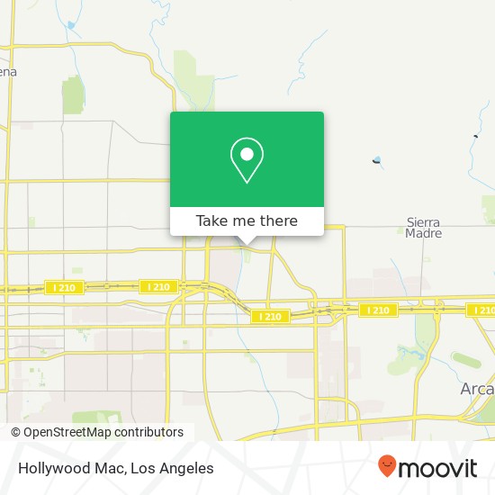 Hollywood Mac map