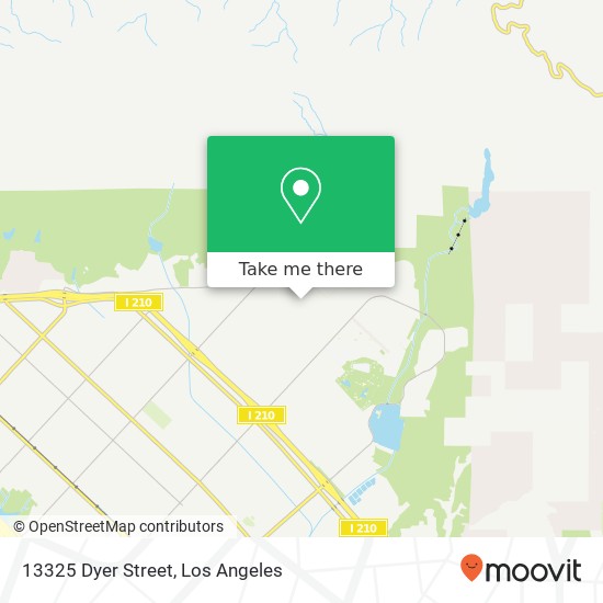 Mapa de 13325 Dyer Street