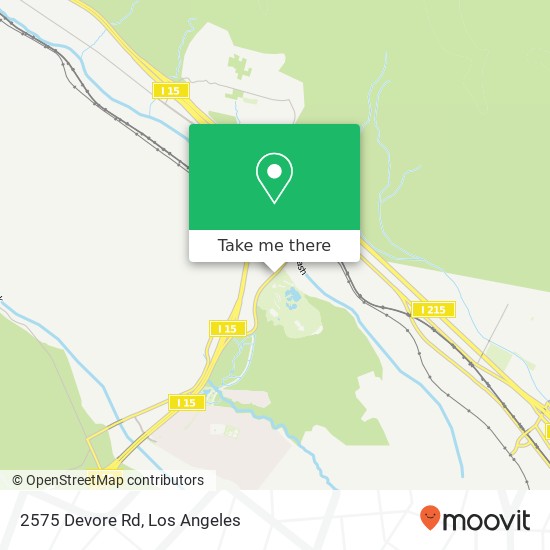 2575 Devore Rd map