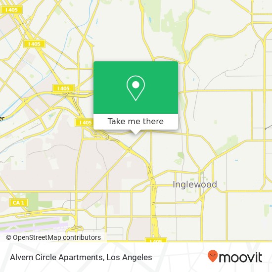 Mapa de Alvern Circle Apartments