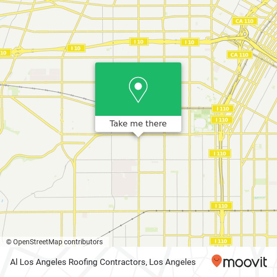 Al Los Angeles Roofing Contractors map