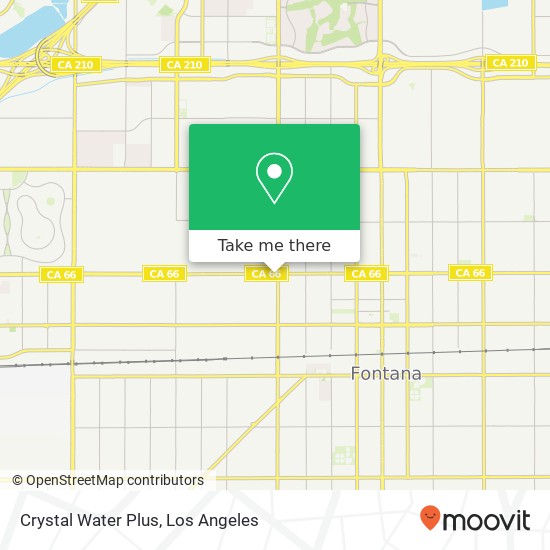 Crystal Water Plus map