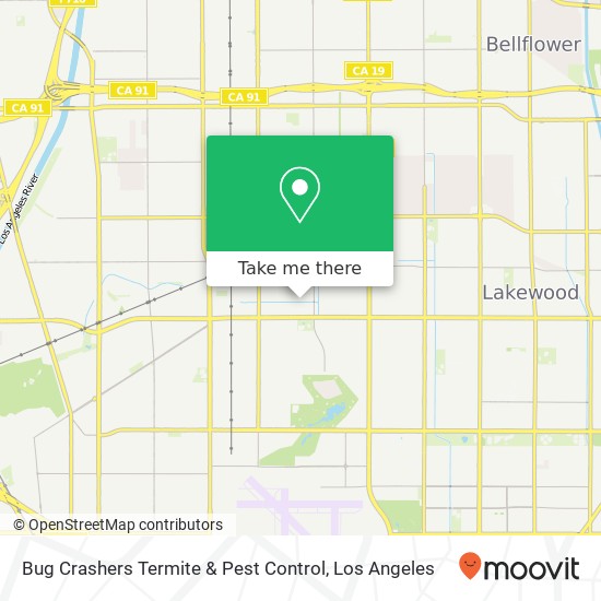 Bug Crashers Termite & Pest Control map