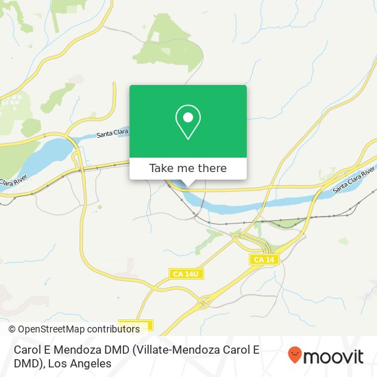 Carol E Mendoza DMD map