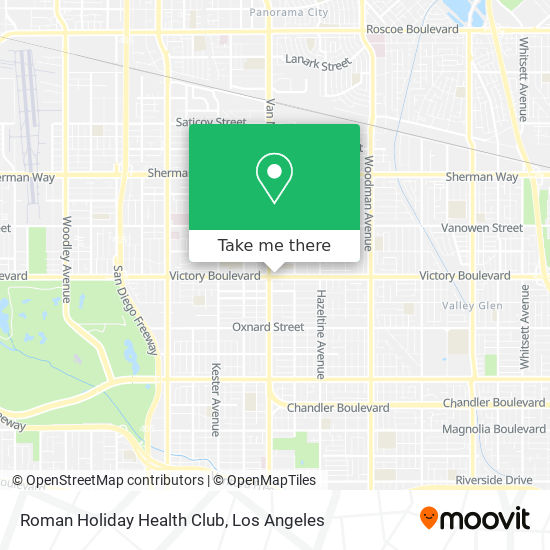 Roman Holiday Health Club map