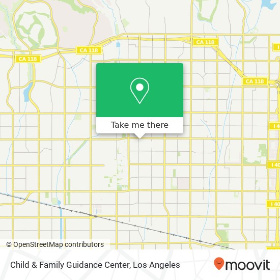 Child & Family Guidance Center map