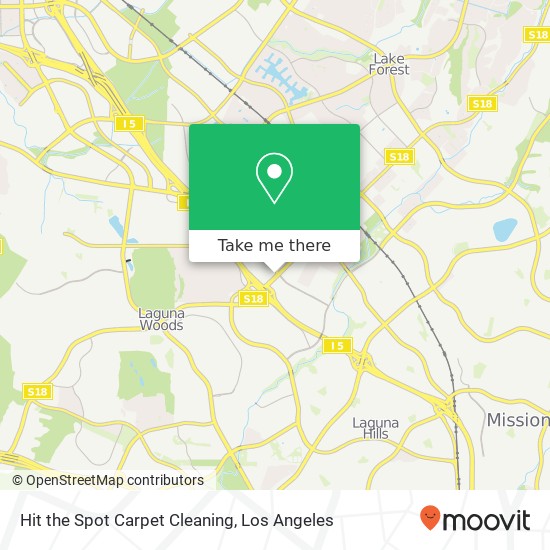 Mapa de Hit the Spot Carpet Cleaning