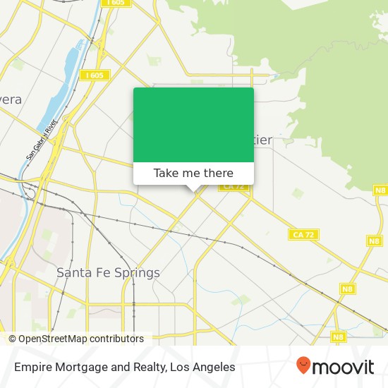 Empire Mortgage and Realty map