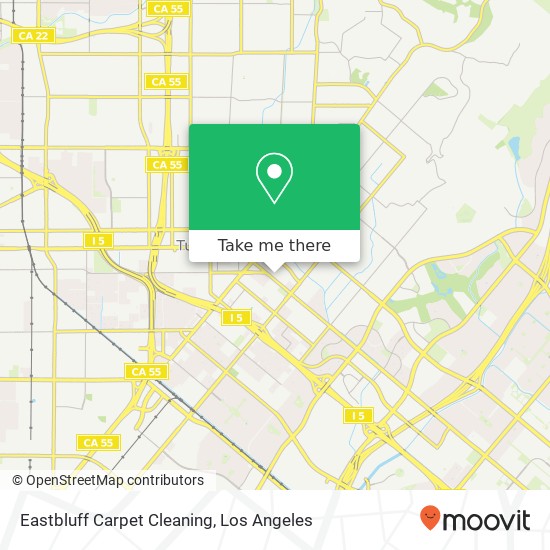 Eastbluff Carpet Cleaning map