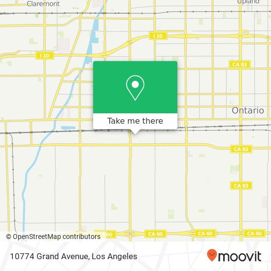 10774 Grand Avenue map