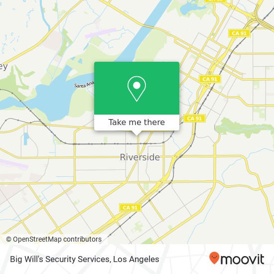 Mapa de Big Will's Security Services