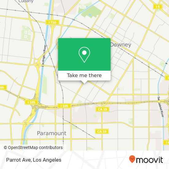 Parrot Ave map