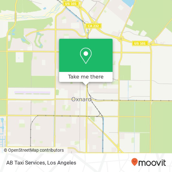 AB Taxi Services map