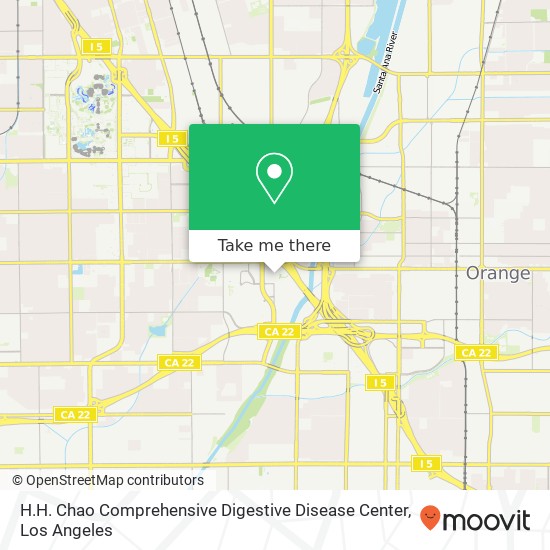 H.H. Chao Comprehensive Digestive Disease Center map