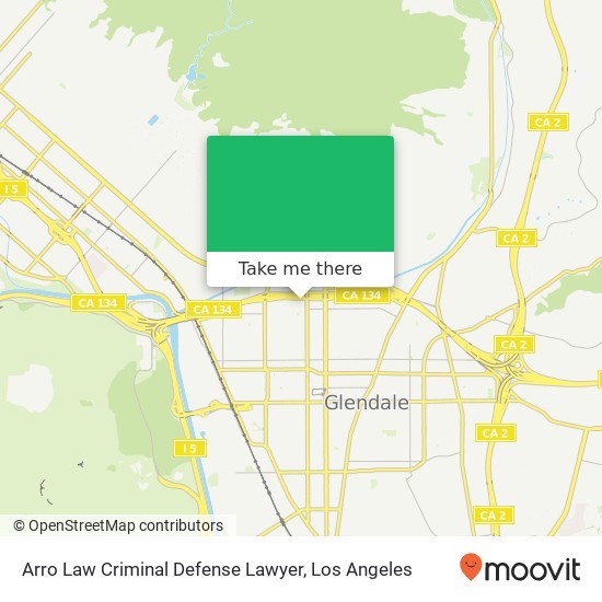 Arro Law Criminal Defense Lawyer map