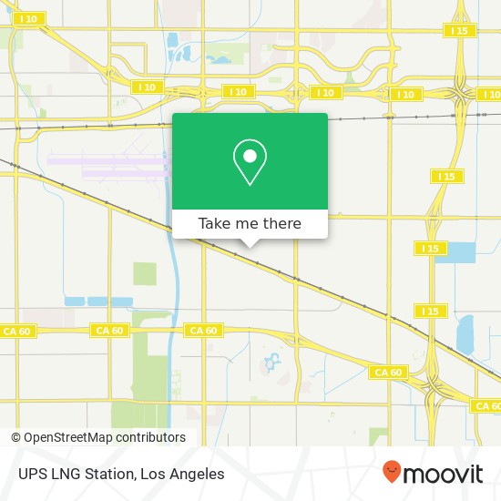 UPS LNG Station map