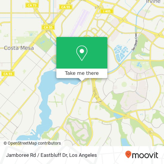 Jamboree Rd / Eastbluff Dr map