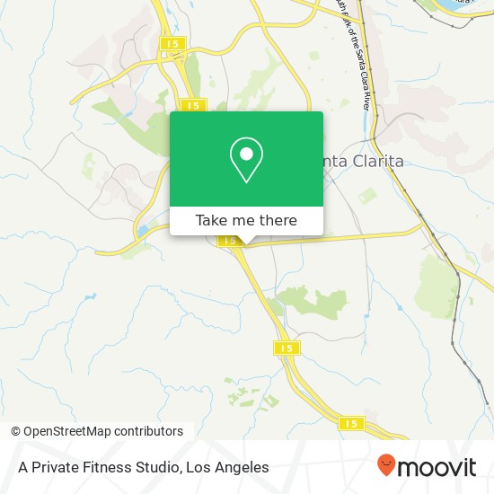 A Private Fitness Studio map