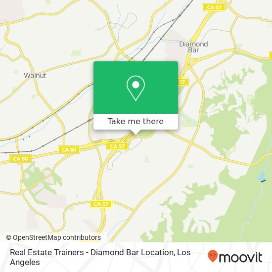 Real Estate Trainers - Diamond Bar Location map