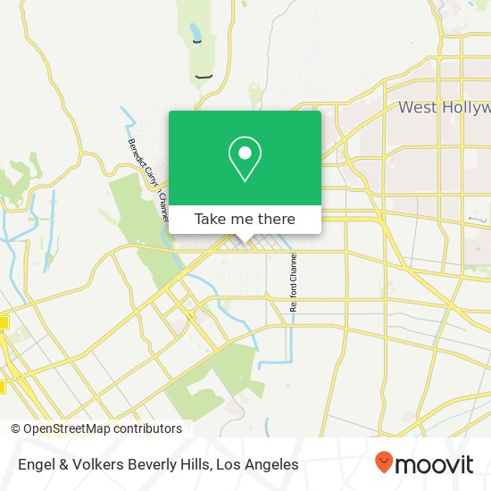 Mapa de Engel & Volkers Beverly Hills