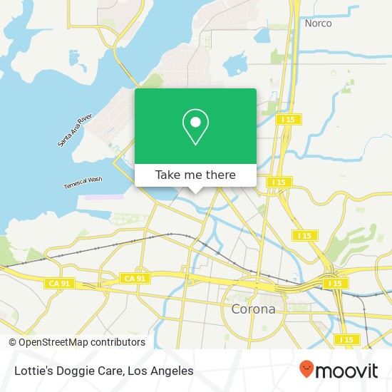 Mapa de Lottie's Doggie Care