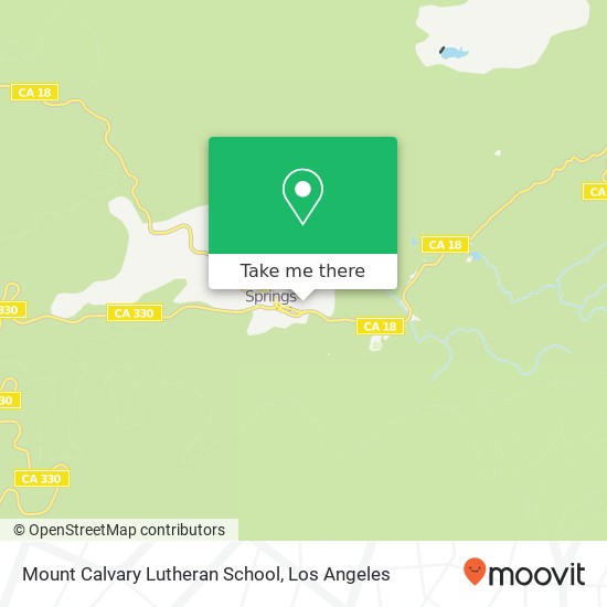 Mapa de Mount Calvary Lutheran School