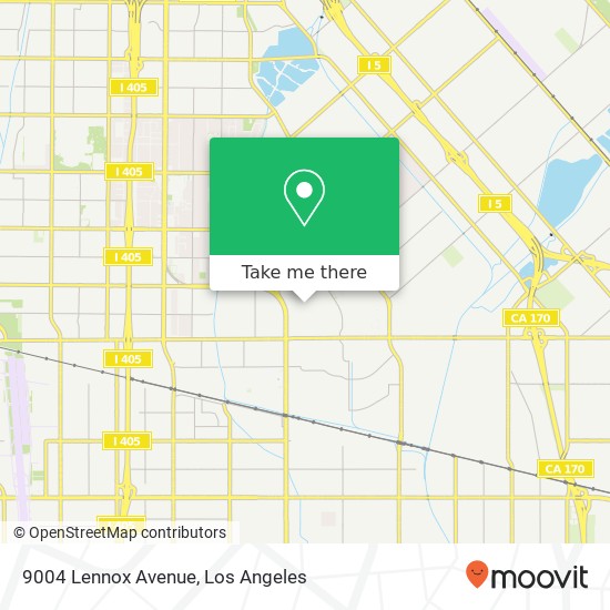 9004 Lennox Avenue map