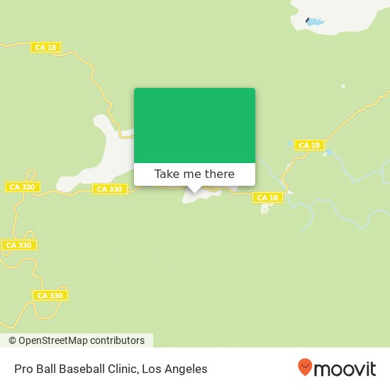 Pro Ball Baseball Clinic map