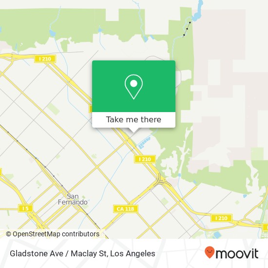 Gladstone Ave / Maclay St map