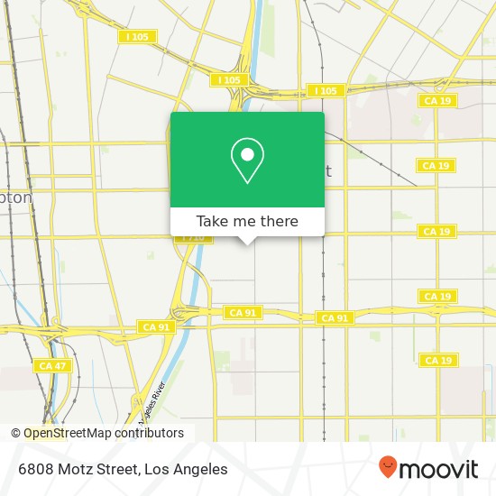 6808 Motz Street map