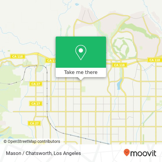 Mapa de Mason / Chatsworth