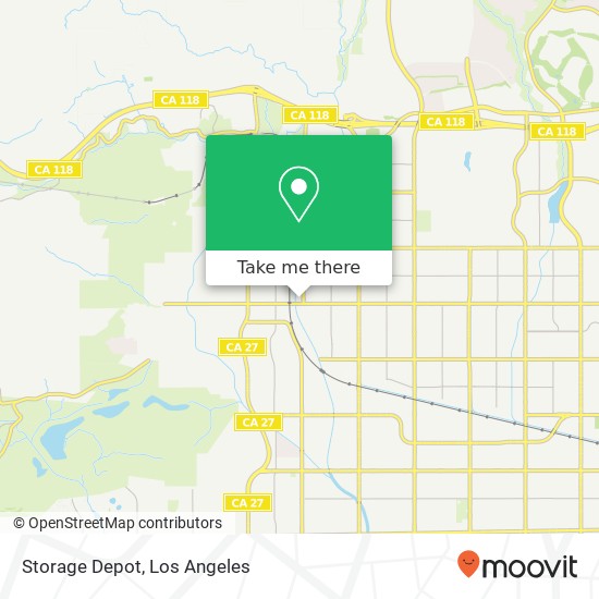 Storage Depot map