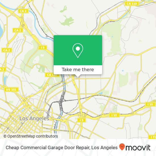 Mapa de Cheap Commercial Garage Door Repair