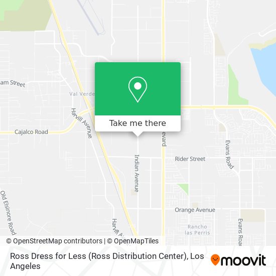 Mapa de Ross Dress for Less (Ross Distribution Center)