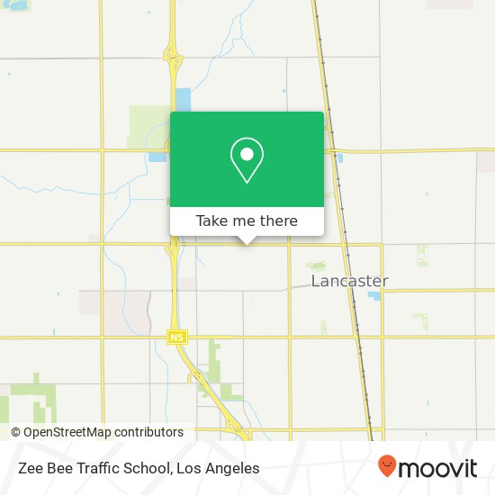 Zee Bee Traffic School map