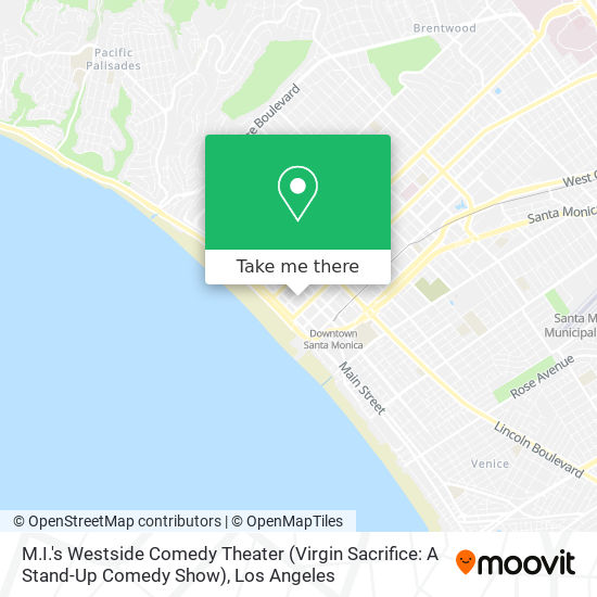 Mapa de M.I.'s Westside Comedy Theater (Virgin Sacrifice: A Stand-Up Comedy Show)