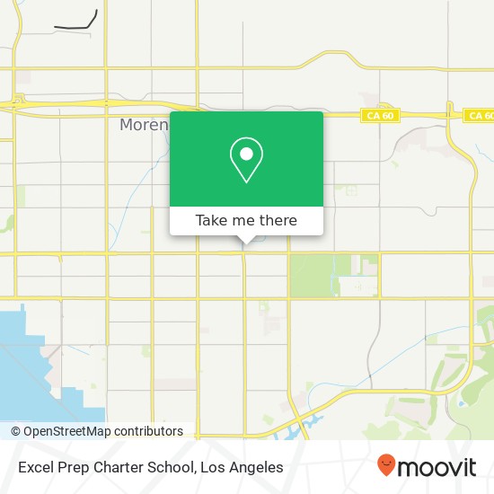 Mapa de Excel Prep Charter School