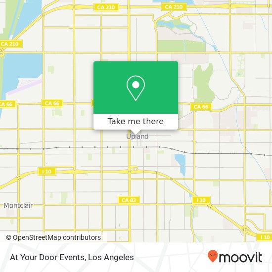 At Your Door Events map