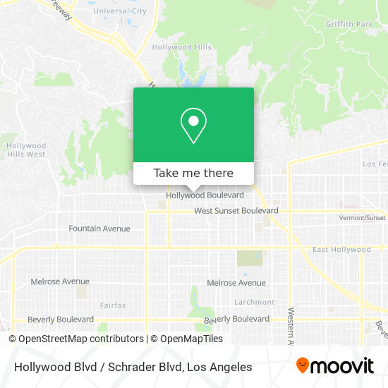 Hollywood Blvd / Schrader Blvd map