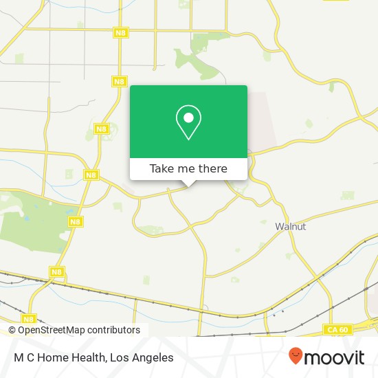 M C Home Health map