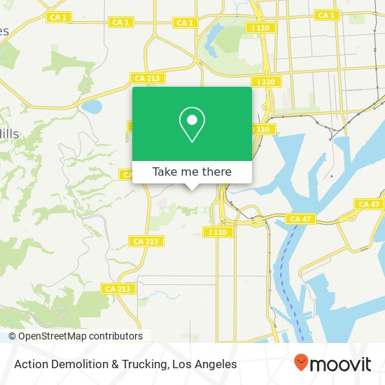 Action Demolition & Trucking map