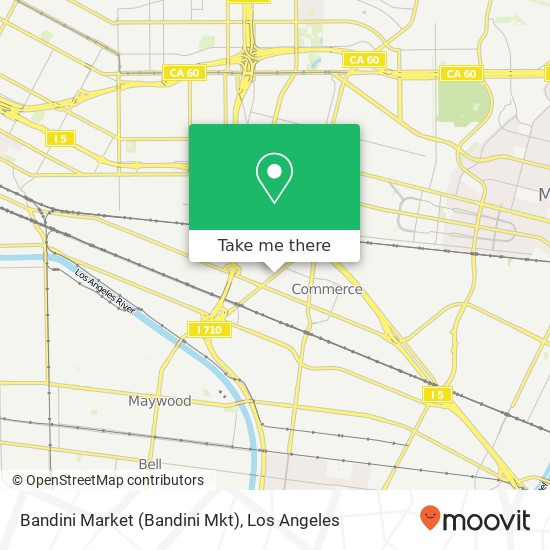 Mapa de Bandini Market (Bandini Mkt)