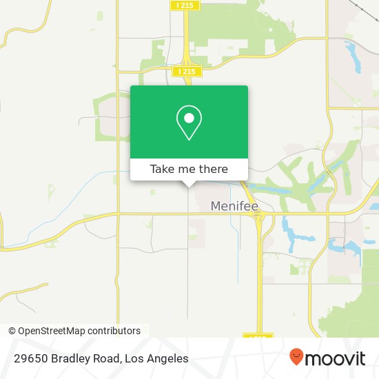 29650 Bradley Road map