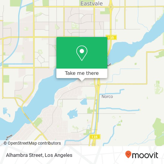 Alhambra Street map