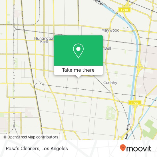 Rosa's Cleaners map